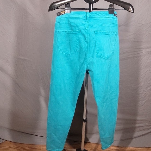 Turquoise Women's Jeans - Picture 3 of 14